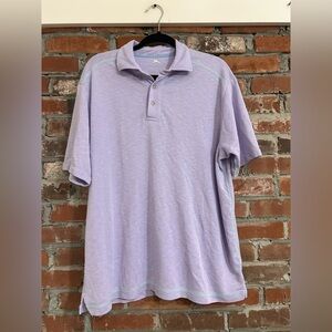 Tommy Bahama Lavender Polo Shirt Size L